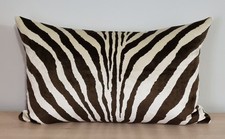 Copricuscino Ralph Lauren Bartlett Zebra Tessuto Castagno 30x50 cm