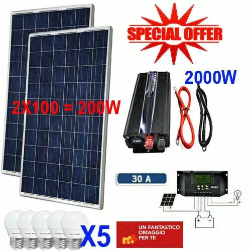 Kit fotovoltaico pwm - kit, 2