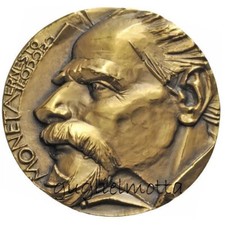 MONETA ERNESTO TEODORO PREMIO NOBEL PACE 1977 MEDAGLIA GRILLI