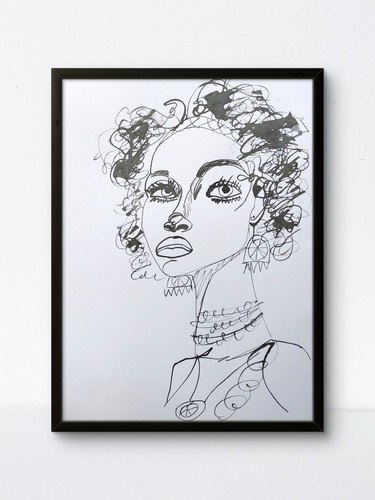 Arte originale donna africana