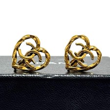 CHANEL Orecchini Cuore Logo CC