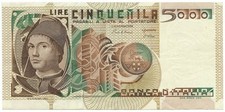 5000 LIRE RITRATTO D'UOMO ANTONELLO DA MESSINA 19/10/1983 BB/SPL