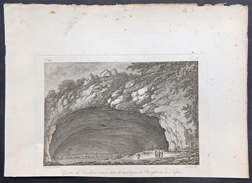 Stampa antica napoli saint non