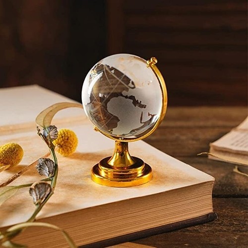 Mappamondo cristallo con - mappamondo,