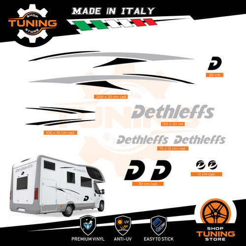 Kit adesivi camper dethleffs - camper,