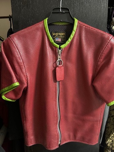 Giacca moto vanson pelle - giacca,