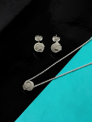 Collana orecchini nodo - e,