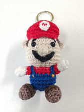 portachiavi Super Mario Bros Realizzato A Mano Artigianale In Cotone