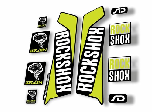 Adesivo decalcomania rock shox - rock,