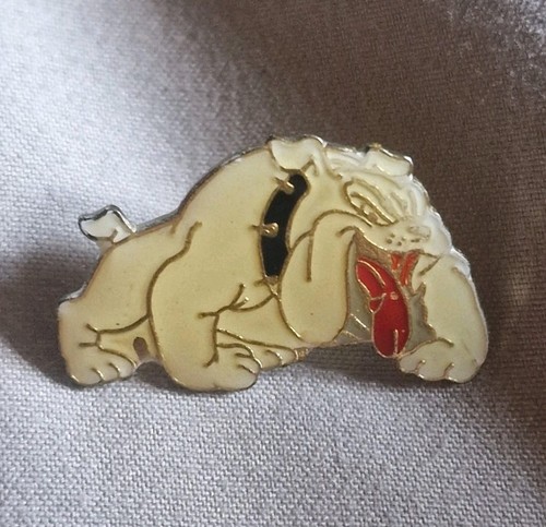 Spilla vintage bulldog con - vintage,