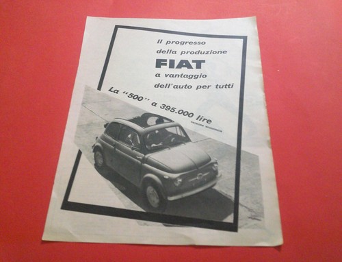 Pubblicita 1958 auto fiat - pubblicita',