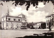 NOVENTA VICENTINA  VIAGGIATA 1967  PIAZZA DUOMO