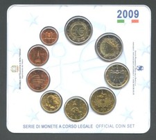 2009 - REPUBBLICA - LOTTO/M41006 - SERIE DIVISIONALE EURO ZECCA