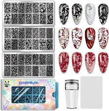 3 Piastre per Stamping Unghie