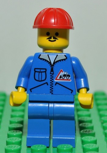 Lego town operaio - town, jbl002