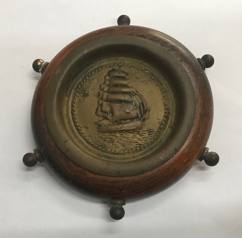 Portaoggetti posacenere ottone - posacenere,
