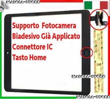 TOUCH SCREEN Vetro IPAD MINI 2 ASSEMBLATO X Display TOUCHSCREEN + CONNETTORE IC 