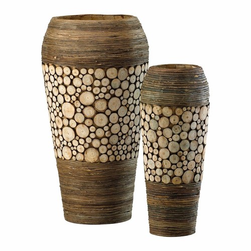 Vasi oblunghi fetta legno - oblunghi,