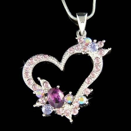 Cuore viola fiore - viola, ~