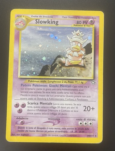 Slowking holo neo - holo, ita