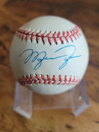 Baseball autografato michael - baseball,