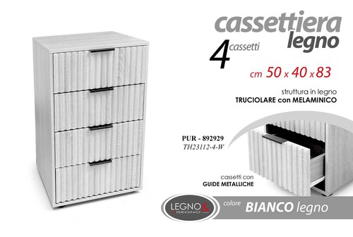 Cassettiera settimino - cassettiera, 4
