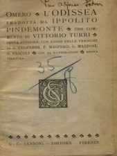 L'ODISSEA OMERO SANSONI 1935
