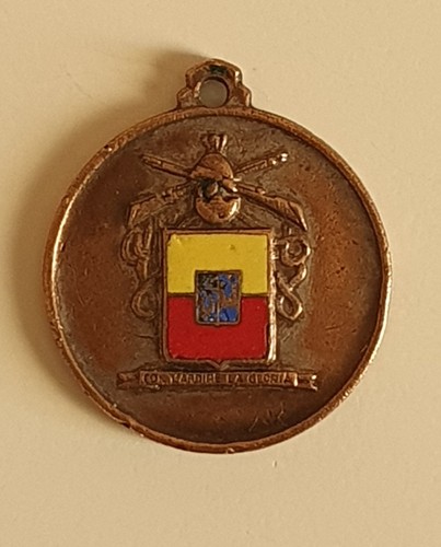 Medaglietta metallo ramato