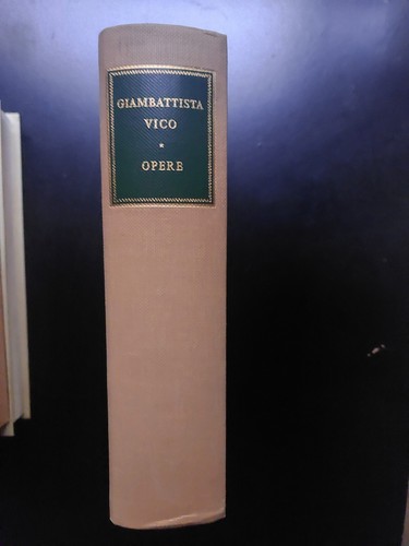 Opere giambattista vico - .,