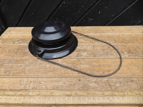 Lampada coleman smaltata nera - lampada,