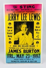Tribune Showprint Inc - Jerry Lee Lewis: Nuova Gran Bretagna, CT (23/5/1997)