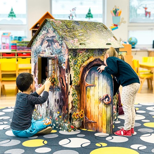 Casetta gioco bambini cartone - casetta,
