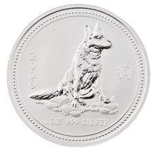 1 oz ARGENTO PURO 999 anno del