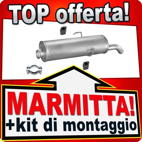 Silenziatore posteriore - silenziatore,
