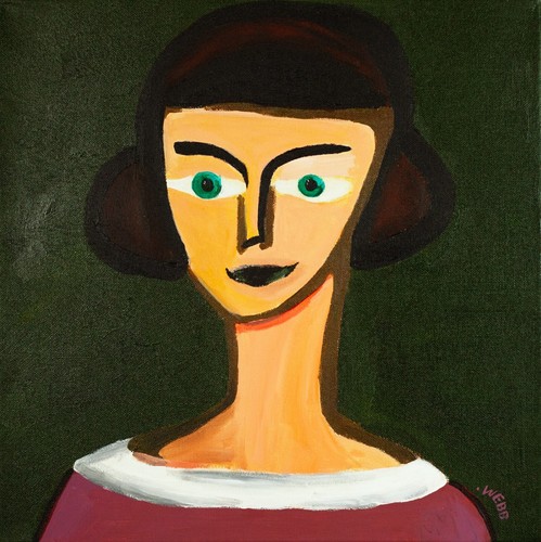 Quadro originale arte ragazza