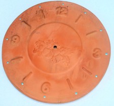 Terracotta Clay Clock Sundial