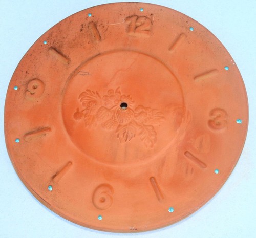 Orologio terracotta argilla - terracotta,