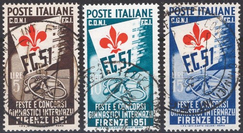Italia 1951 ginnici serie - 1951, n°