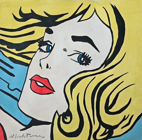 Quadro vintage firmato roy - quadro,