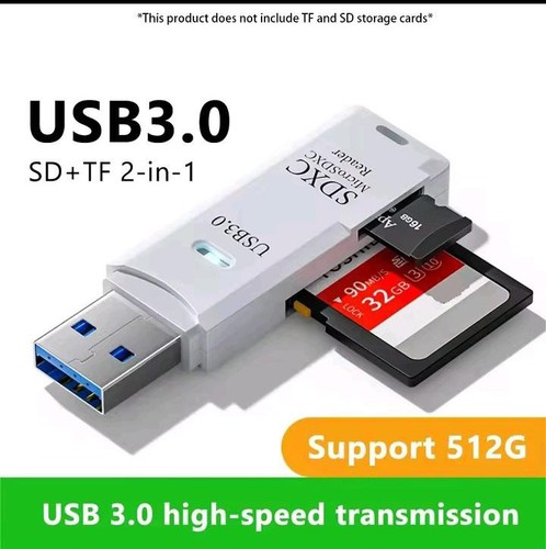Lettore schede usb 2 - lettore, in