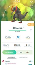 🌟POKEMON GO - Shiny Haxorus