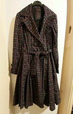 Trench Phard soprabito cotone scozzese a ruota tartan cotton.