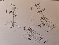 montascale disabili Cingolato con carrozzella usato pochissimo