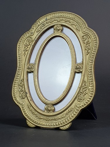 Cornice bronzo dorato in - bronzo,