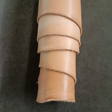 VERA PELLE FIANCO VACCHETTA CONCIA VEGETALE SCAMPOLO TRACOLLE COLLARI LARP GRV..