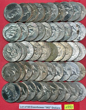 Lotto di 50 monete Eisenhower