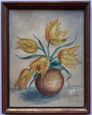 Acquerello Tulipani Francesi