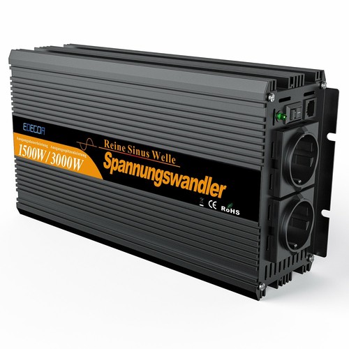 Edecoa inverter onda pura 12v - pura,