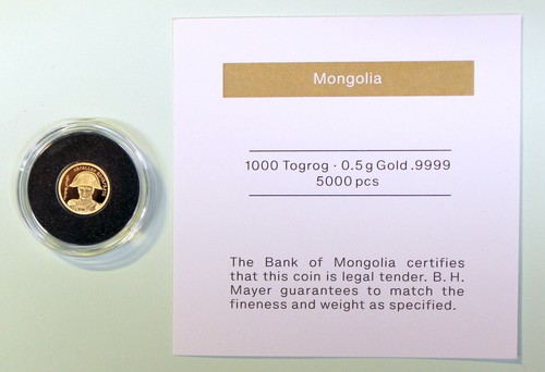 Mongolia 1000 togrog 2021 - togrog,