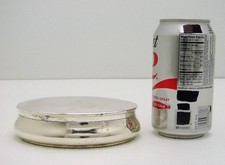 Silver Powder Box Marked Italy
